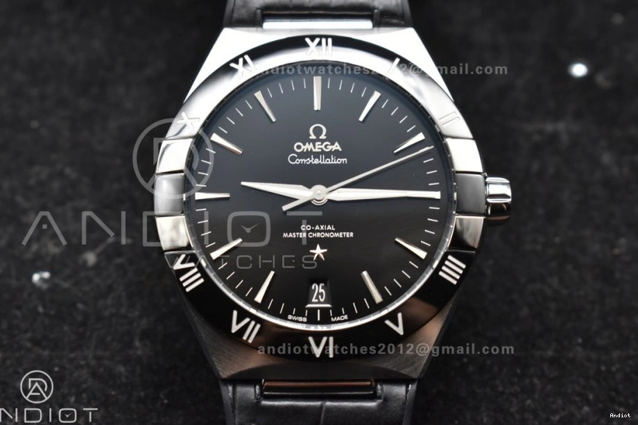 Black SS Black Black 1:1 VSF Strap Super Gummy Best Edition Ceramic on A8900 Clone Dial Constellation 0428